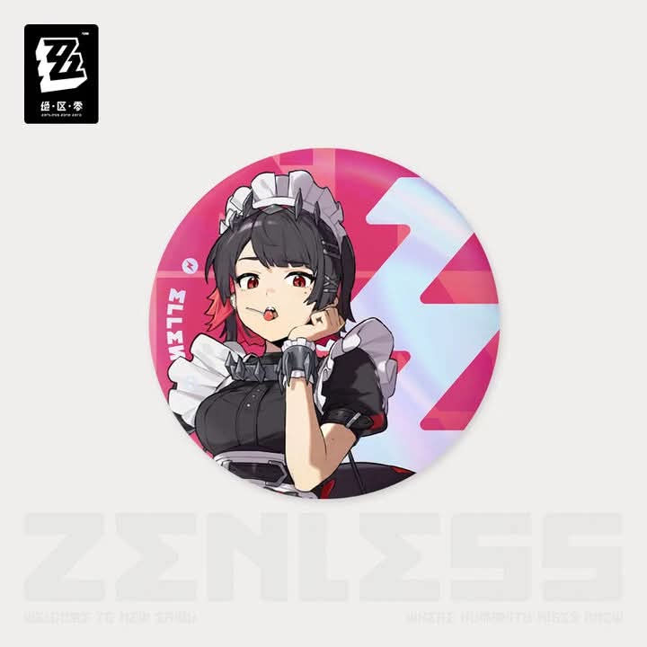 Zenless Zone Zero New Eridu Badge - Ellen Joe (Maid Ver.)