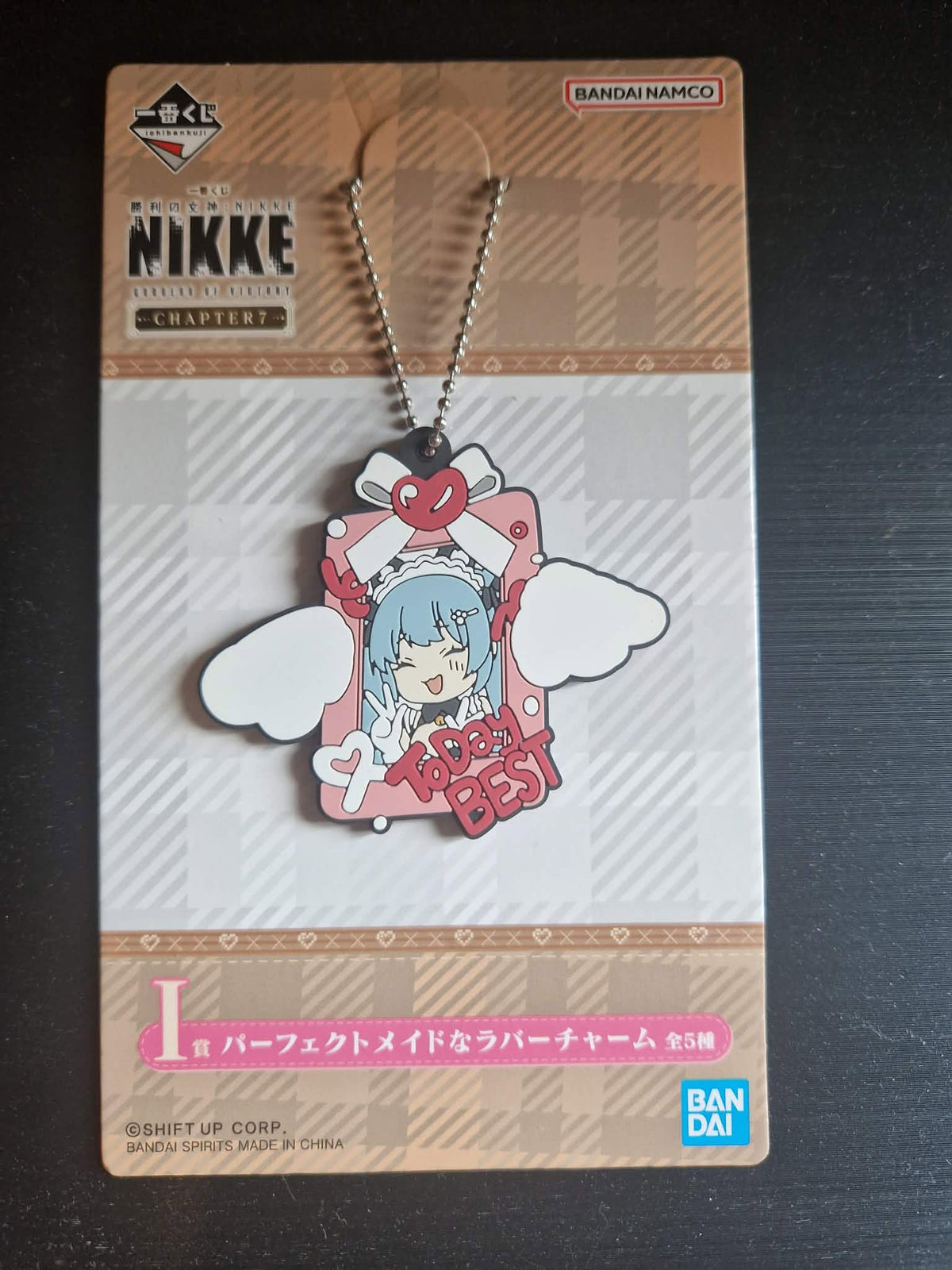 Ichiban Kuji GODDESS OF VICTORY: NIKKE Chapter 7 Perfectly Maid Rubber Charm Privaty "Today Best"