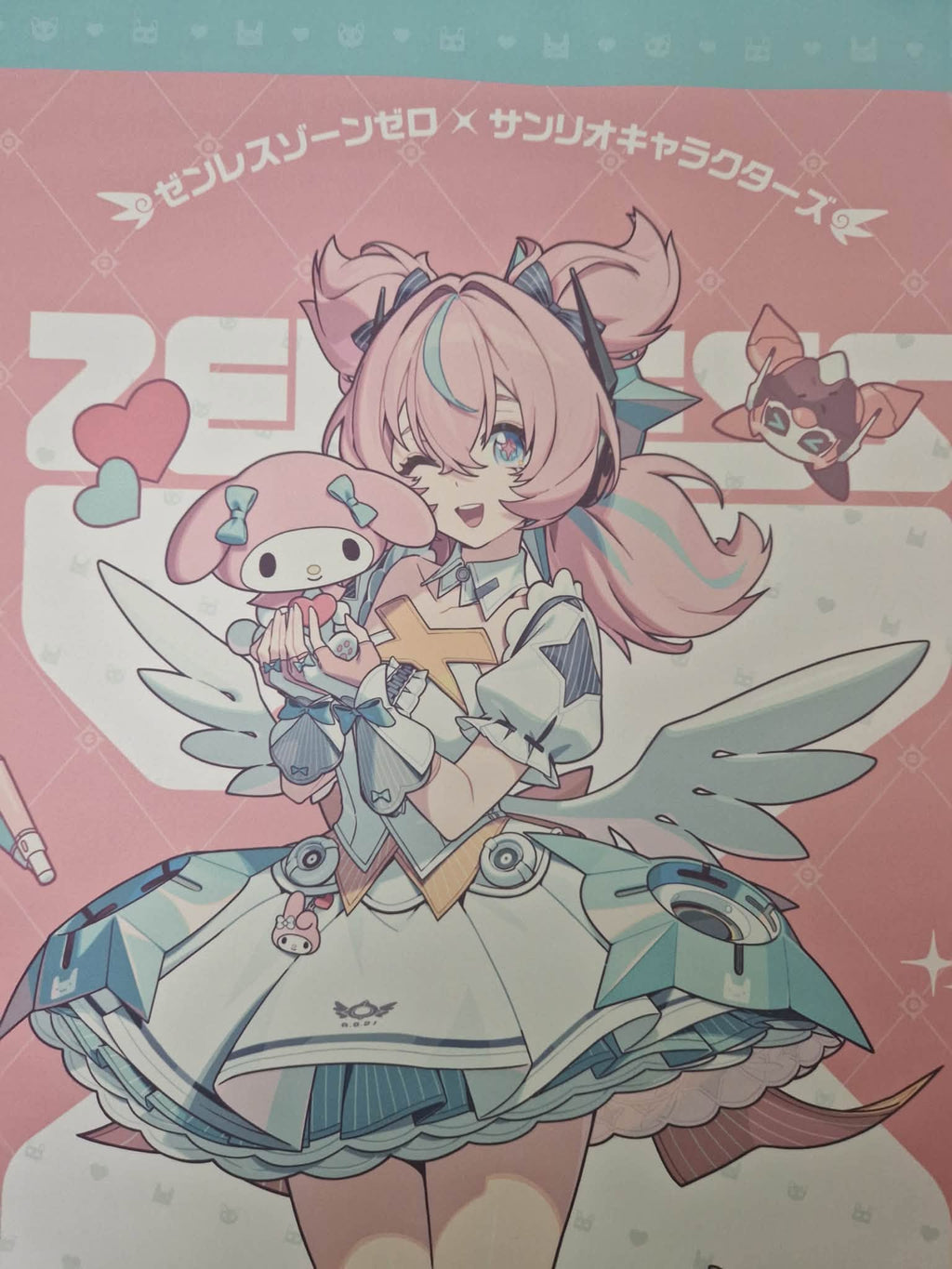 Zenless Zone Zero × Sanrio Wall Scroll - Aria & My Melody (GIGO Exclusive)
