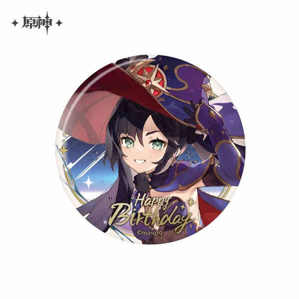 Genshin Impact "Destined Day" Character Tin Badge Mona