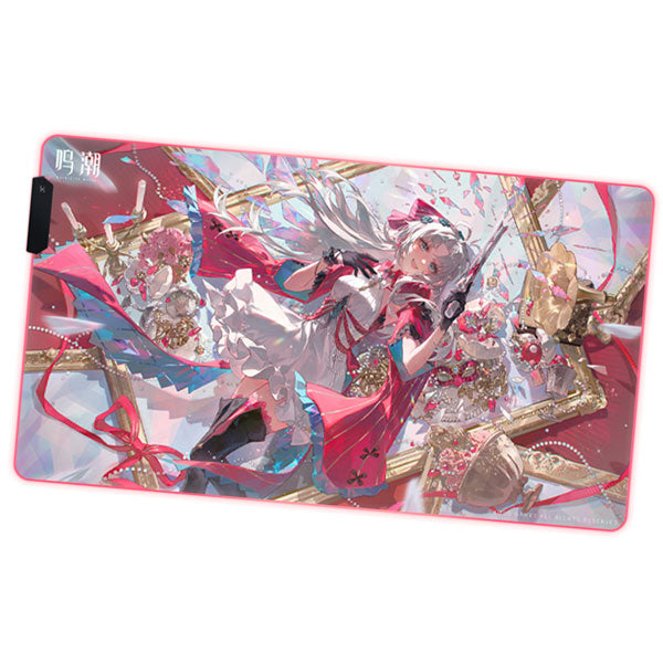 Wuthering Waves Resonator Themed RGB Glowing Mouse Pad — Carlotta