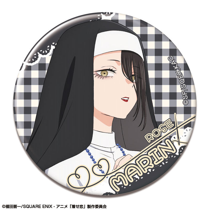 My Dress-Up Darling Season 2 Trading Tin Badge Marin (Rose)