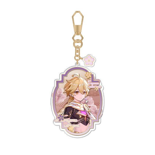 Genshin Impact Character Acrylic Strap Keychain Aether