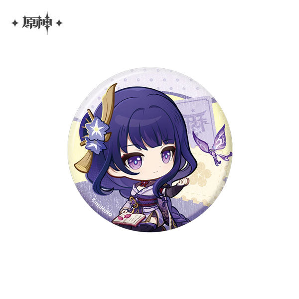 Genshin Impact — Teyvat Exhibit Series Chibi Tin Badge: Raiden Shogun