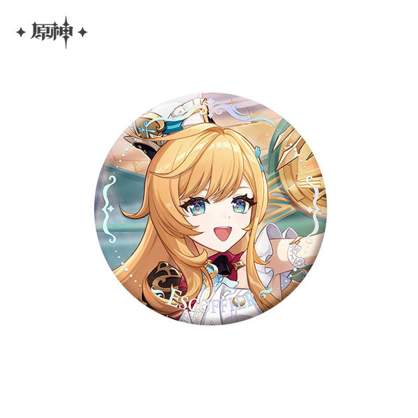 Genshin Impact Character Tin Badge Escoffier