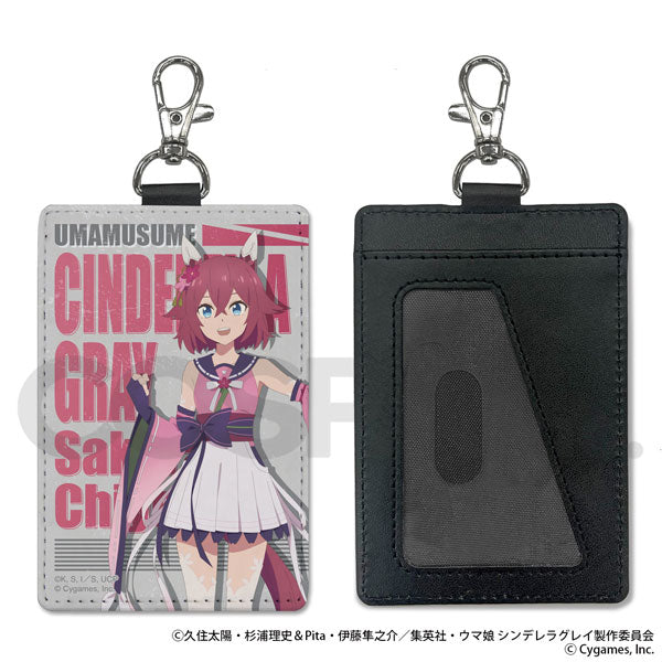Anime "Uma Musume Cinderella Gray" Sakura Chiyono O Pass Case with Swivel Snap Hook