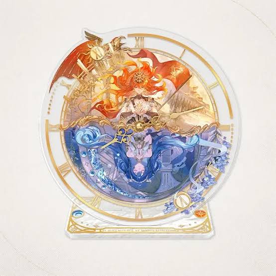 Wuthering Waves Iuno & Augusta Acrylic Clock Standee