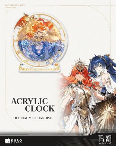 Wuthering Waves Iuno & Augusta Acrylic Clock Standee